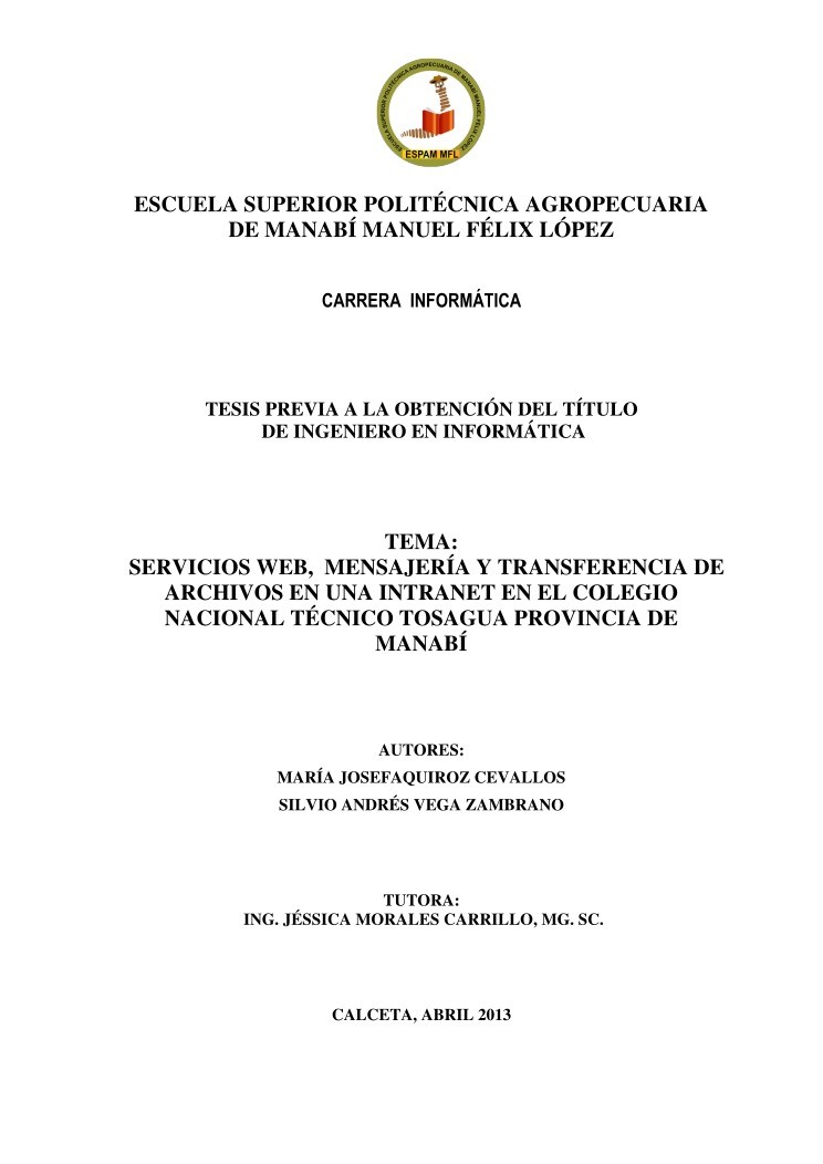 Imágen de pdf Servicios web, mensajería y transferencia de archivos en una intranet