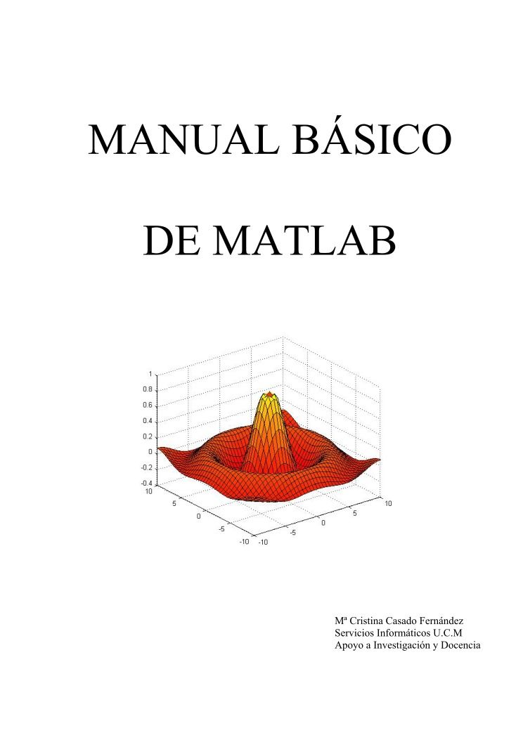 Imágen de pdf Manual básico de Matlab