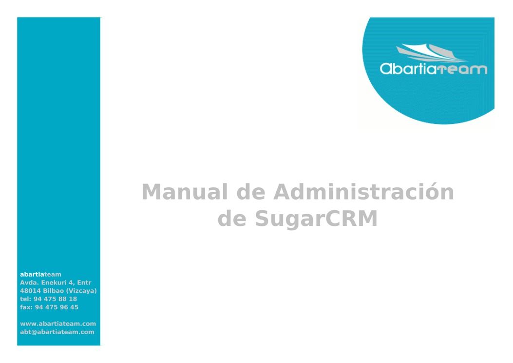 Imágen de pdf Manual de Administración de Sugar CRM