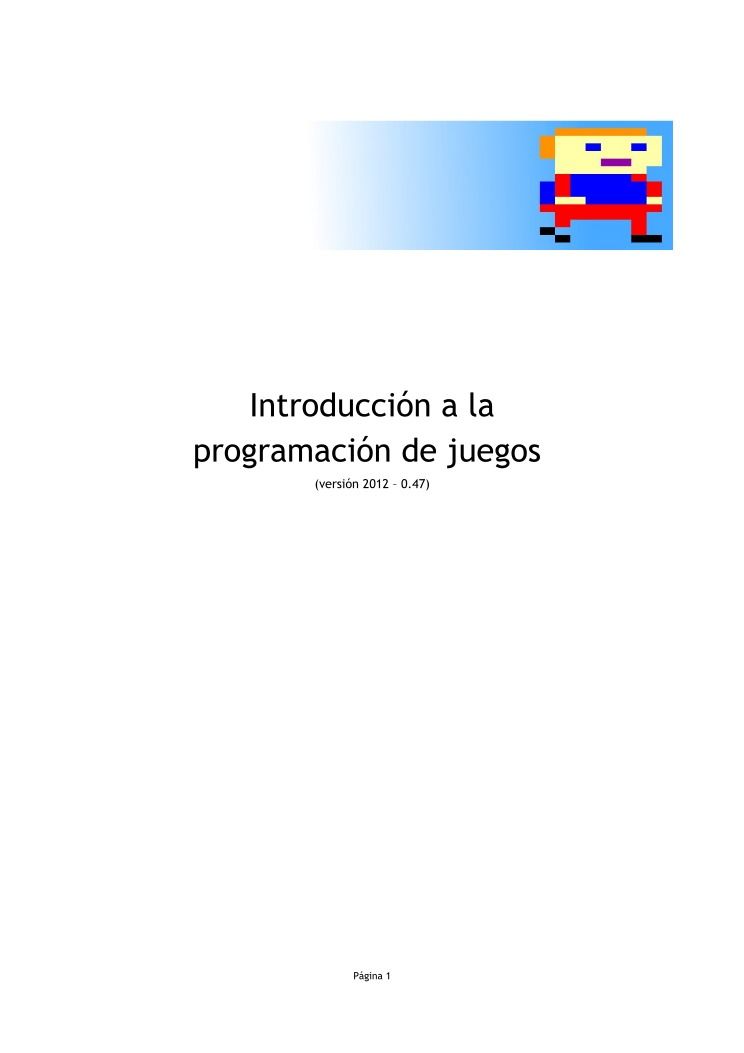 Imágen de pdf Introducción a la programación de juegos