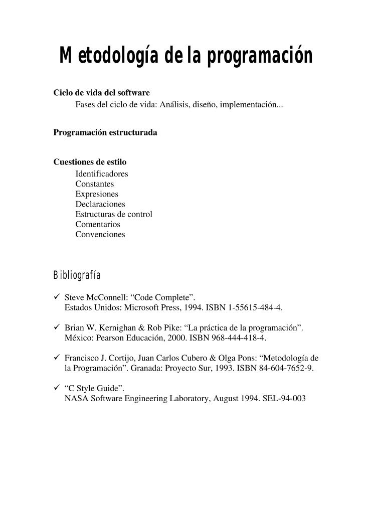 Imágen de pdf Metodología de la programación