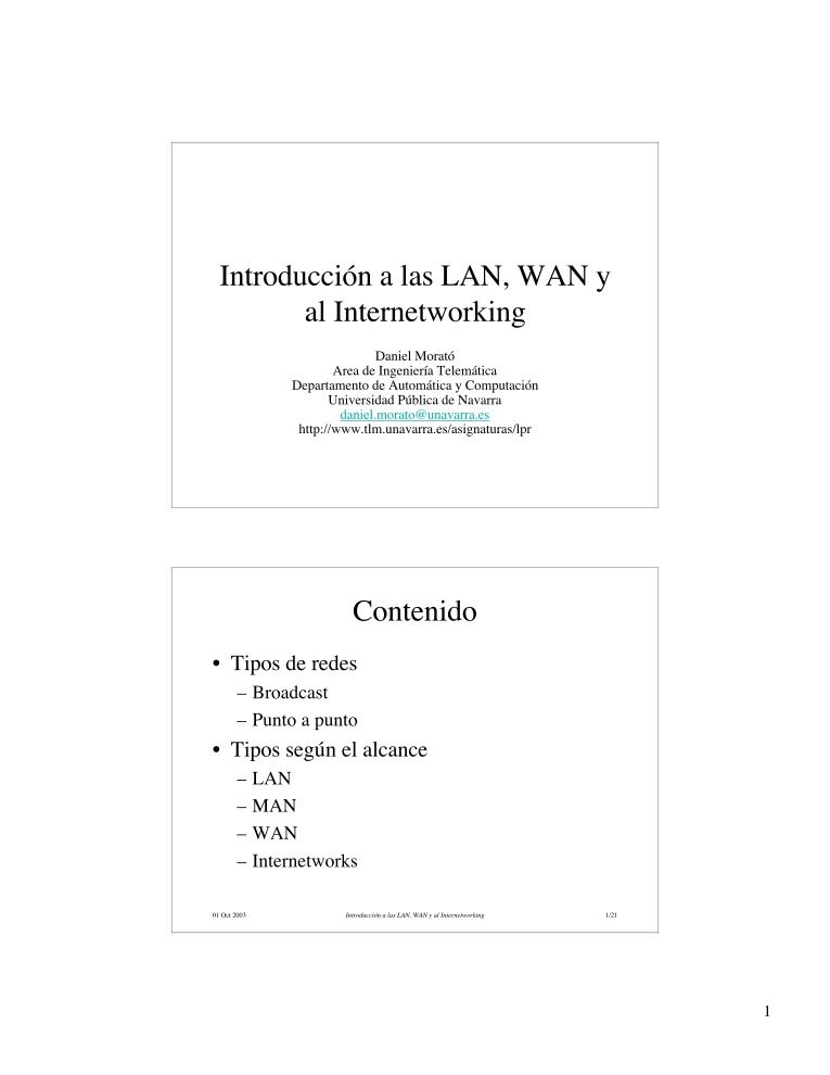 Imágen de pdf Introducción a las LAN, WAN y al Internetworking