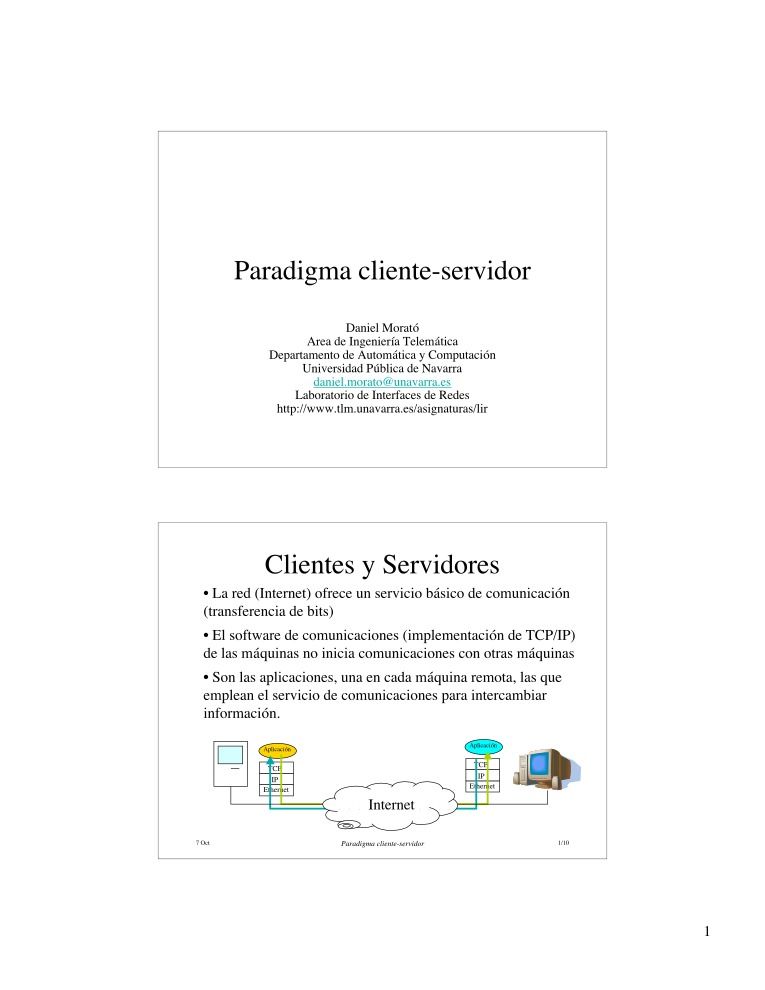 Imágen de pdf Paradigma cliente-servidor