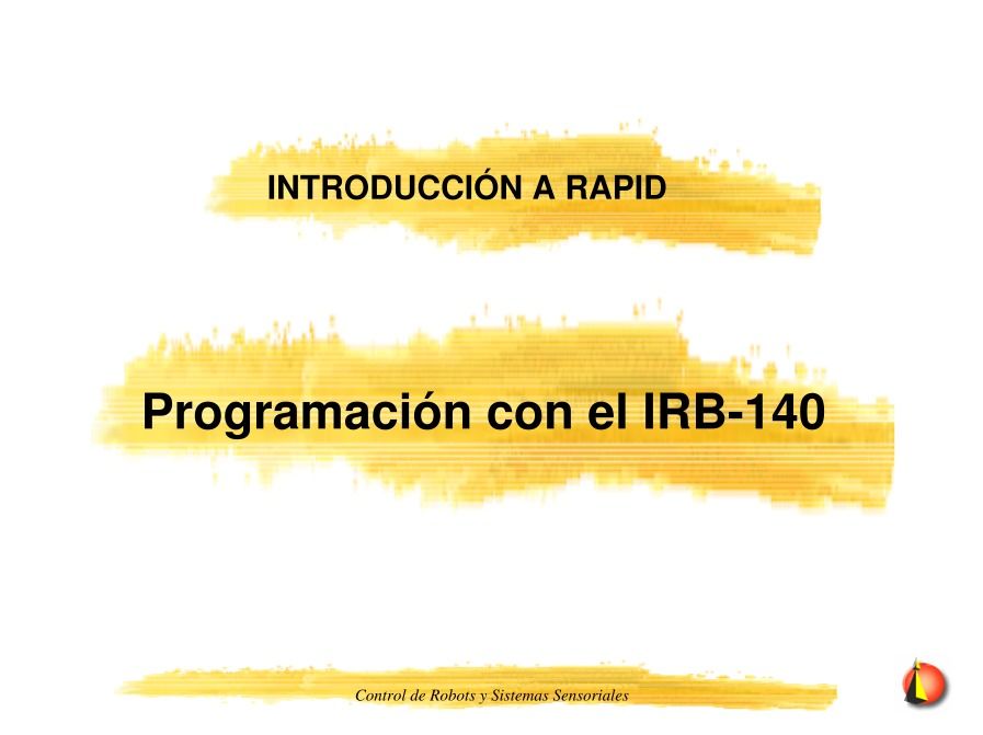 Imágen de pdf INTRODUCCIÓN A RAPID Programación con el IRB-140