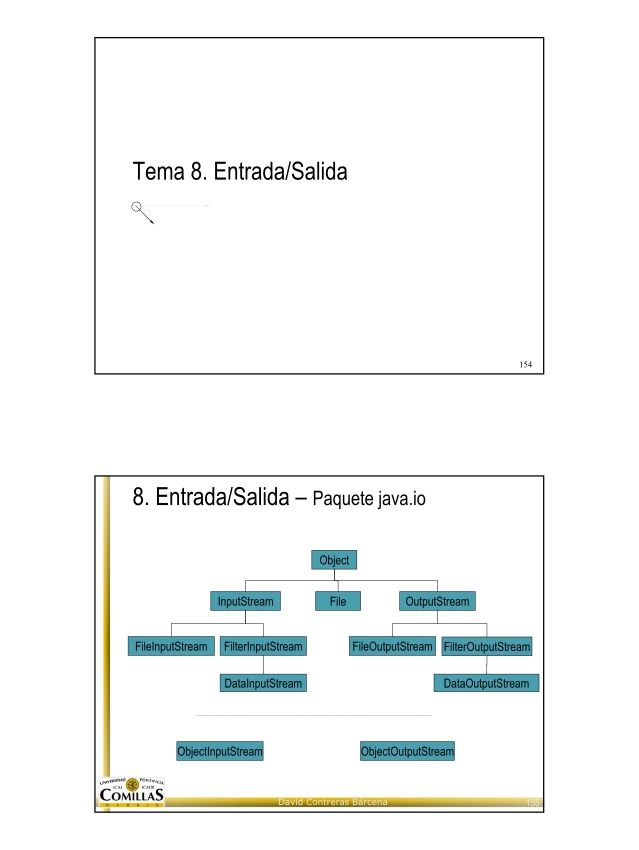 Imágen de pdf Curso De Java - Tema 8. Entrada/Salida