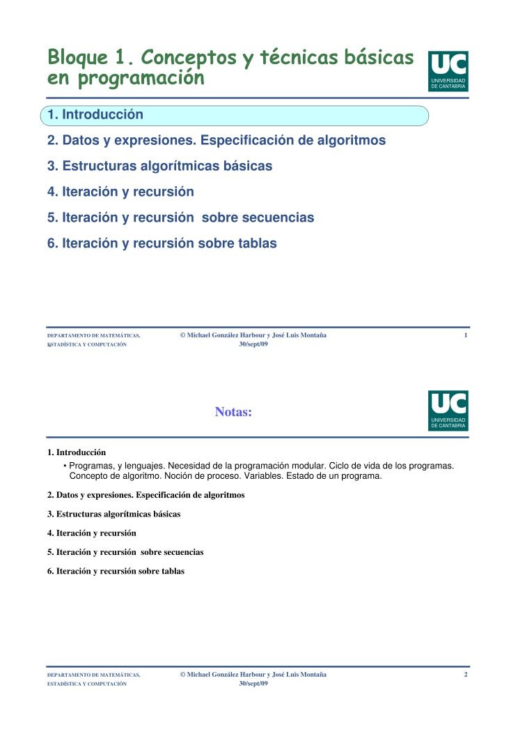 Imágen de pdf Bloque 1. Conceptos y técnicas básicas en programación