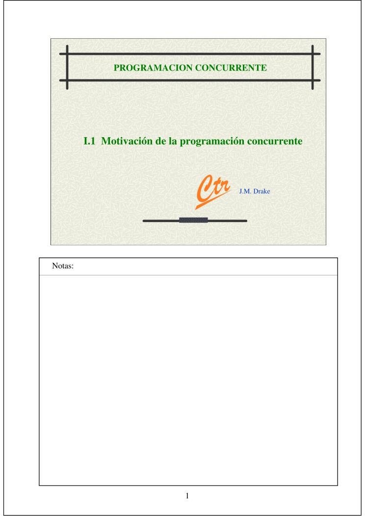 Imágen de pdf PROGRAMACION CONCURRENTE - I.1 Motivación de la programación concurrente
