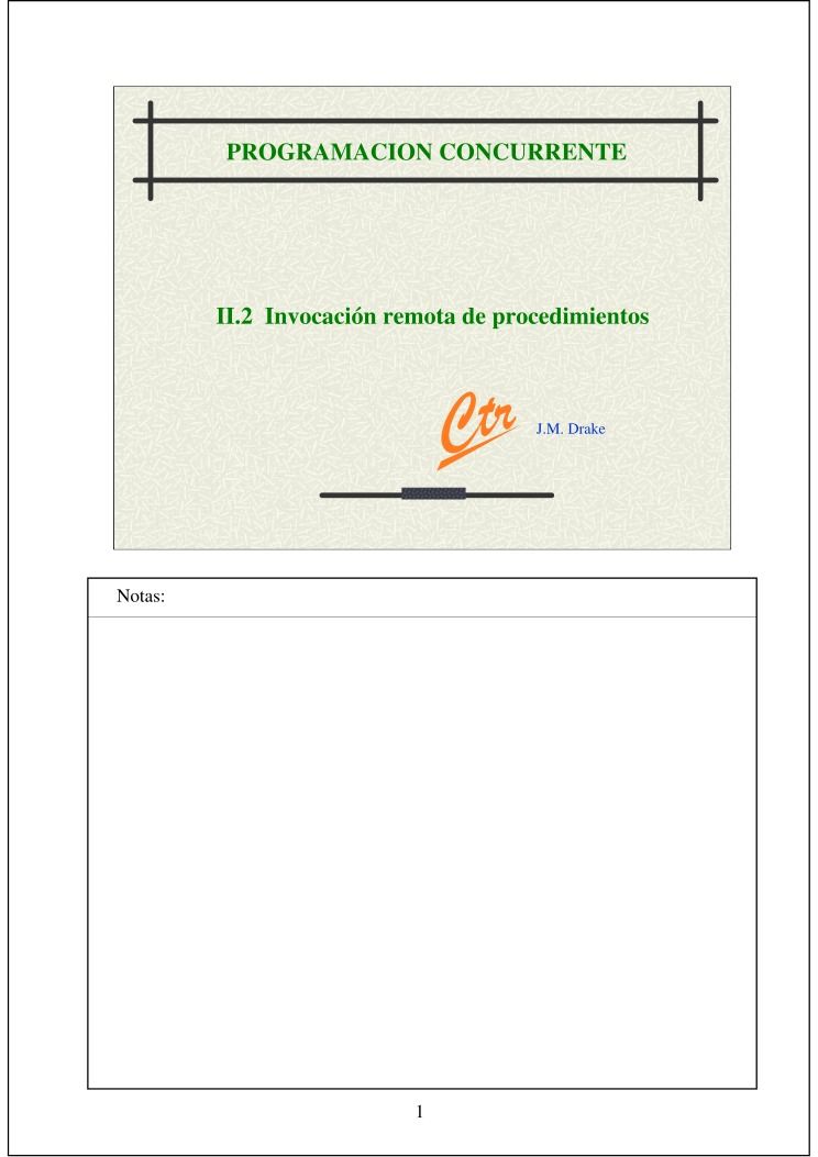 Imágen de pdf PROGRAMACION CONCURRENTE - II.2 Invocación remota de procedimientos