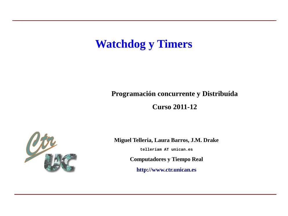 Imágen de pdf Watchdog y timers