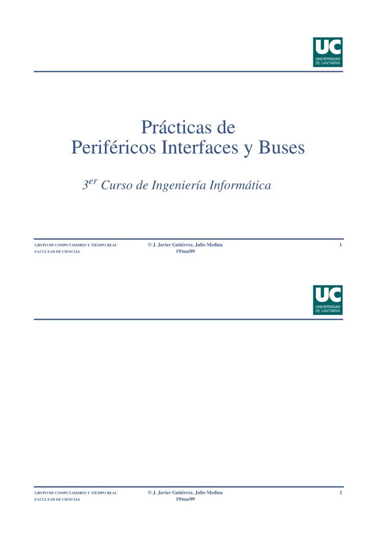 Imágen de pdf Prácticas de Periféricos Interfaces y Buses