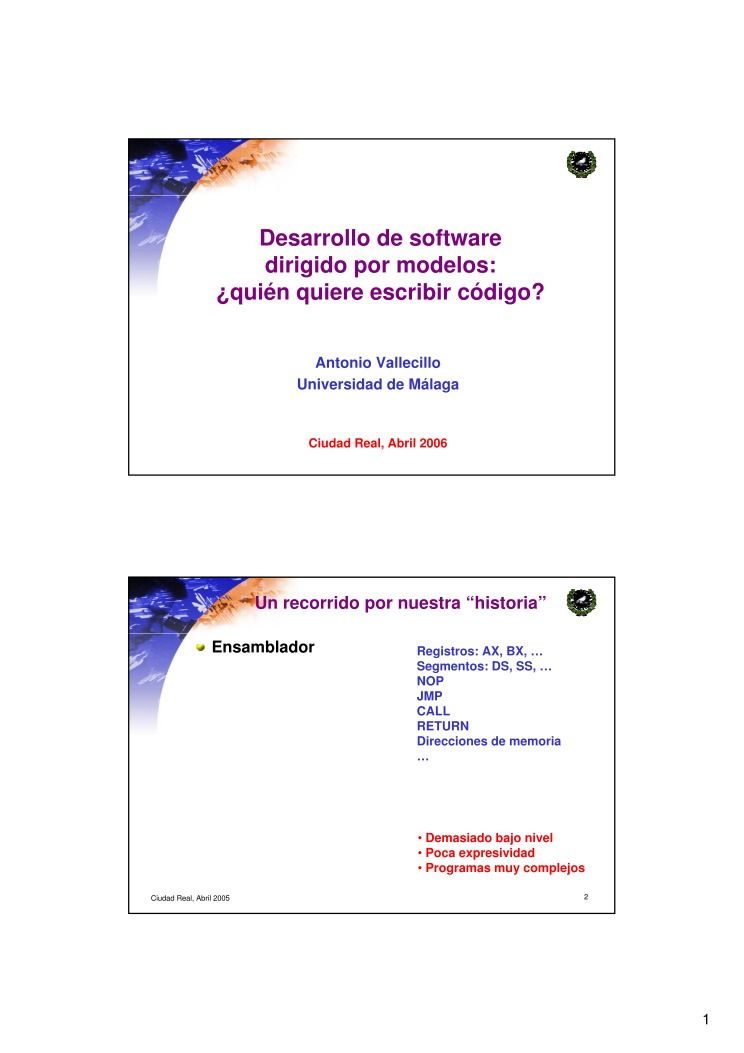 Imágen de pdf Desarrollo de software dirigido por modelos: ¿quién quiere escribir código?