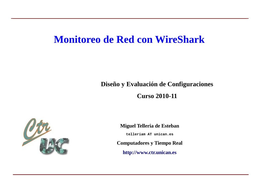 Imágen de pdf Monitoreo de Red con WireShark - Diseño y Evaluación de Configuraciones