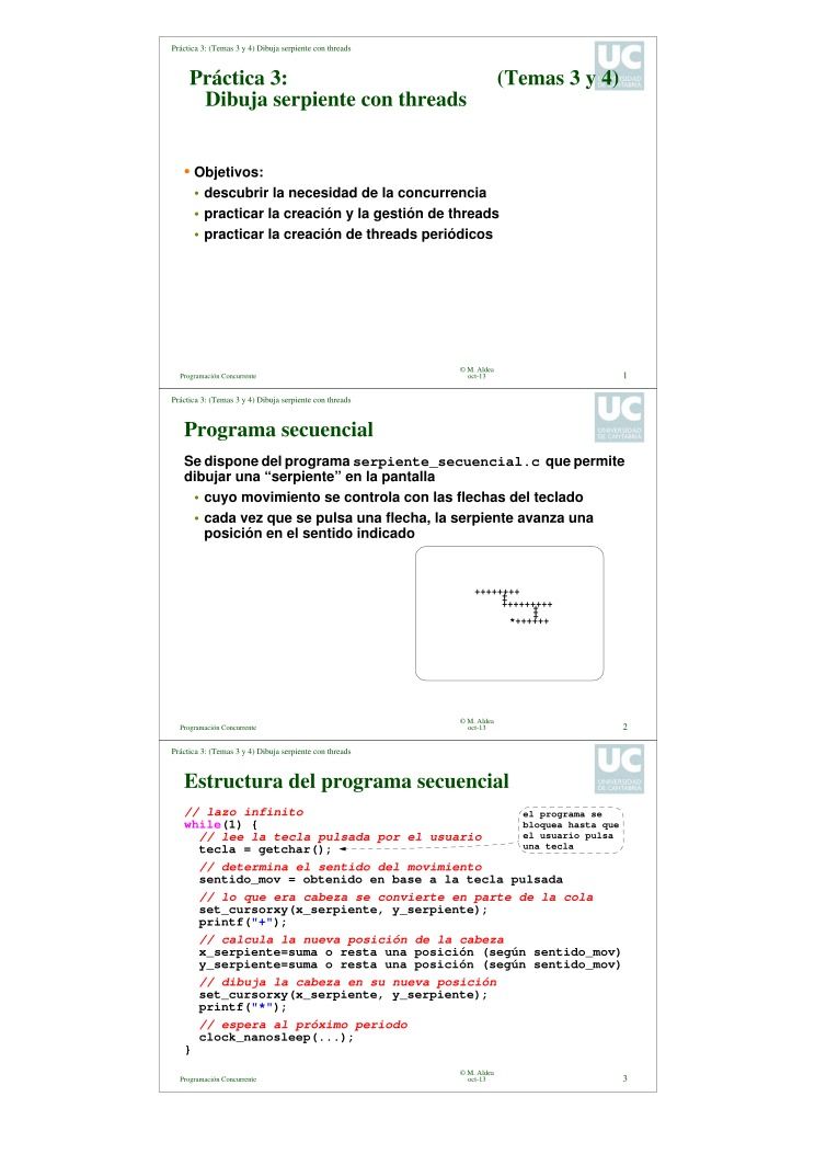Imágen de pdf Práctica 3: Dibuja serpiente con threads