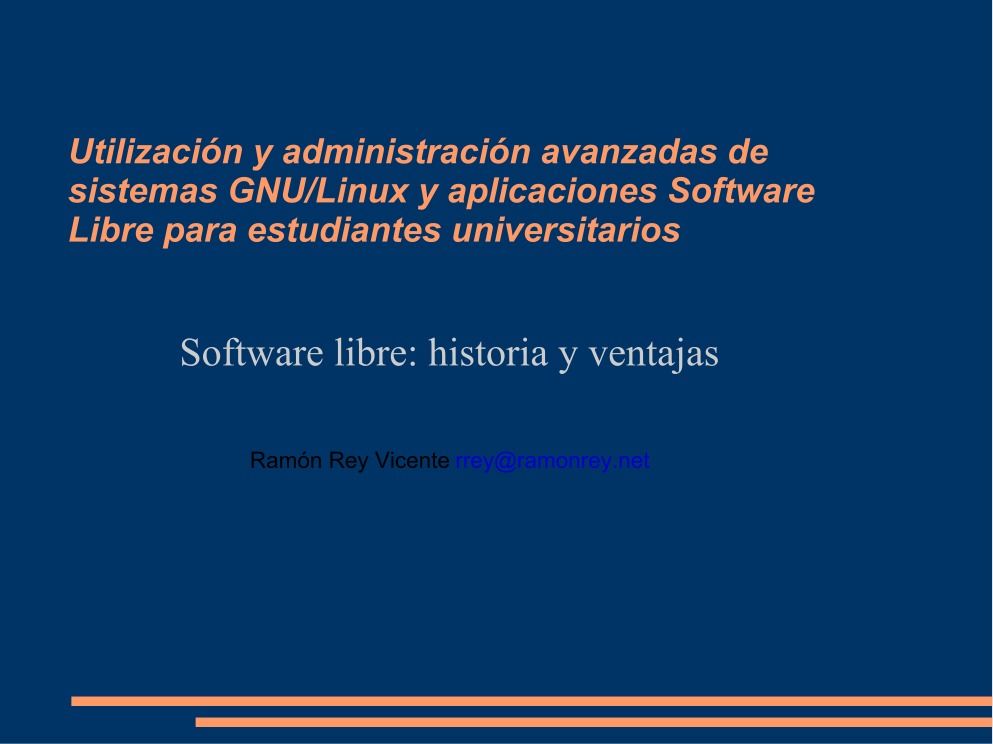 Imágen de pdf Software libre: historia y ventajas