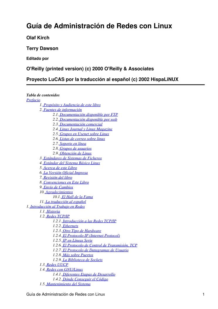 Imágen de pdf Guía de Administración de Redes con Linux