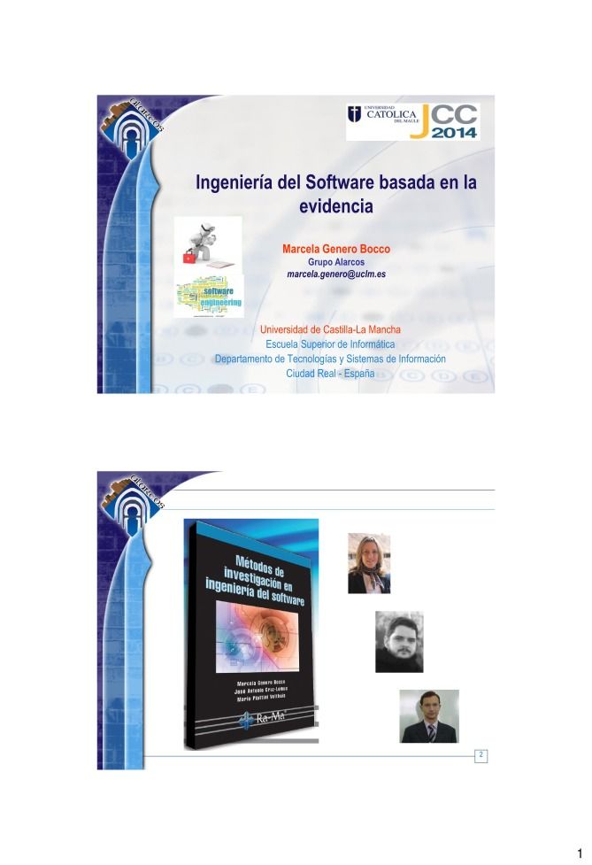 Pdf De Programacion Ingenieria Del Software Basada En La Evidencia