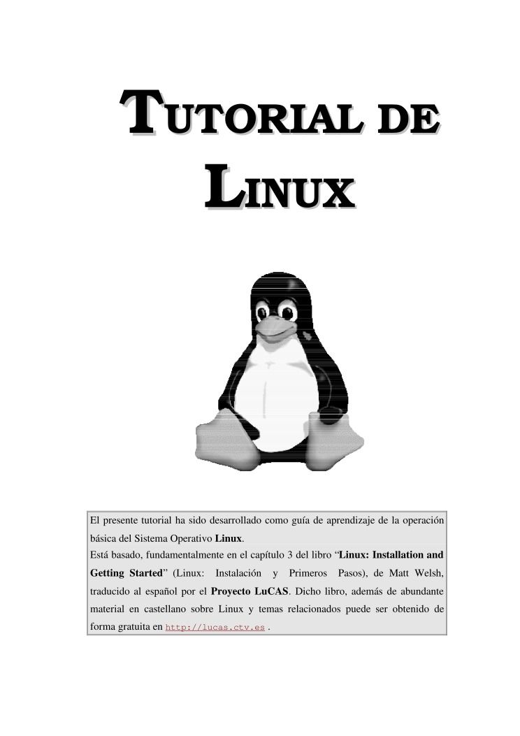 Imágen de pdf Tutorial de Linux