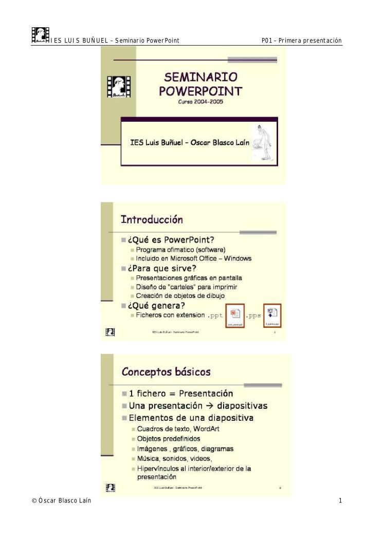 Imágen de pdf Seminario PowerPoint P01 – Primera presentación