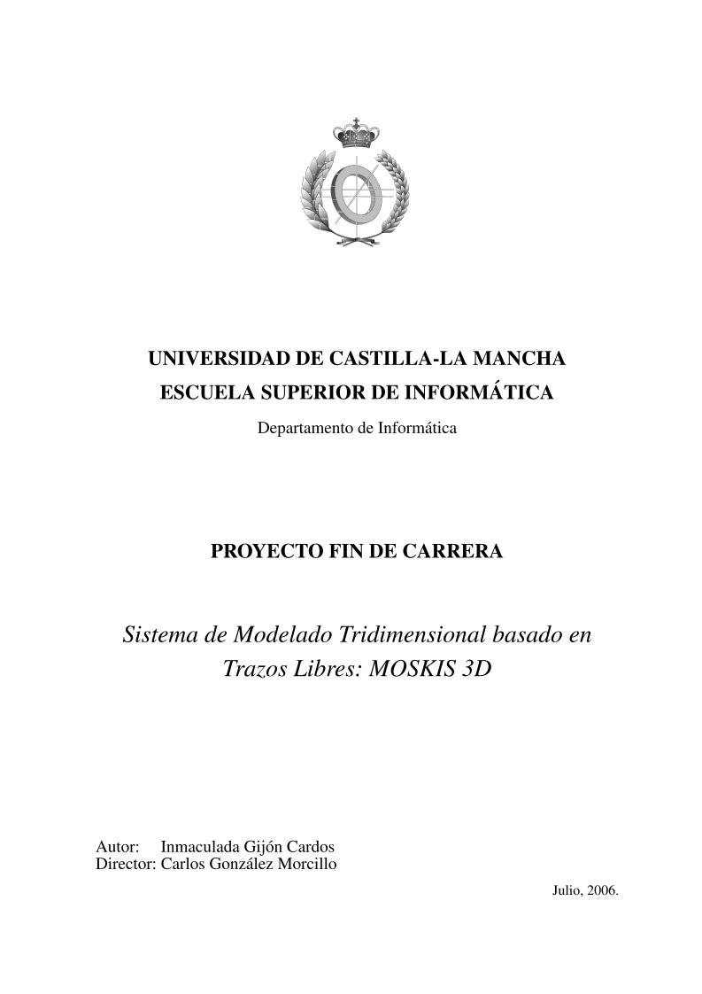 Imágen de pdf Sistema de Modelado Tridimensional basado en Trazos Libres: MOSKIS 3D