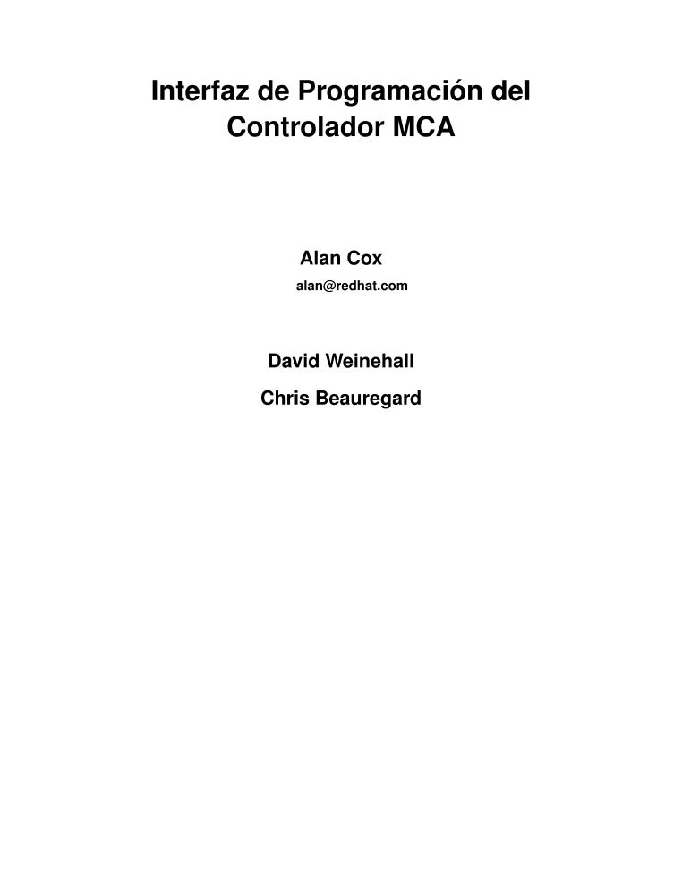 Imágen de pdf doc manual linux controlador mca