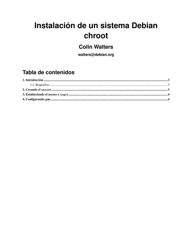 Imágen de pdf Instalación de un sistema Debian chroot