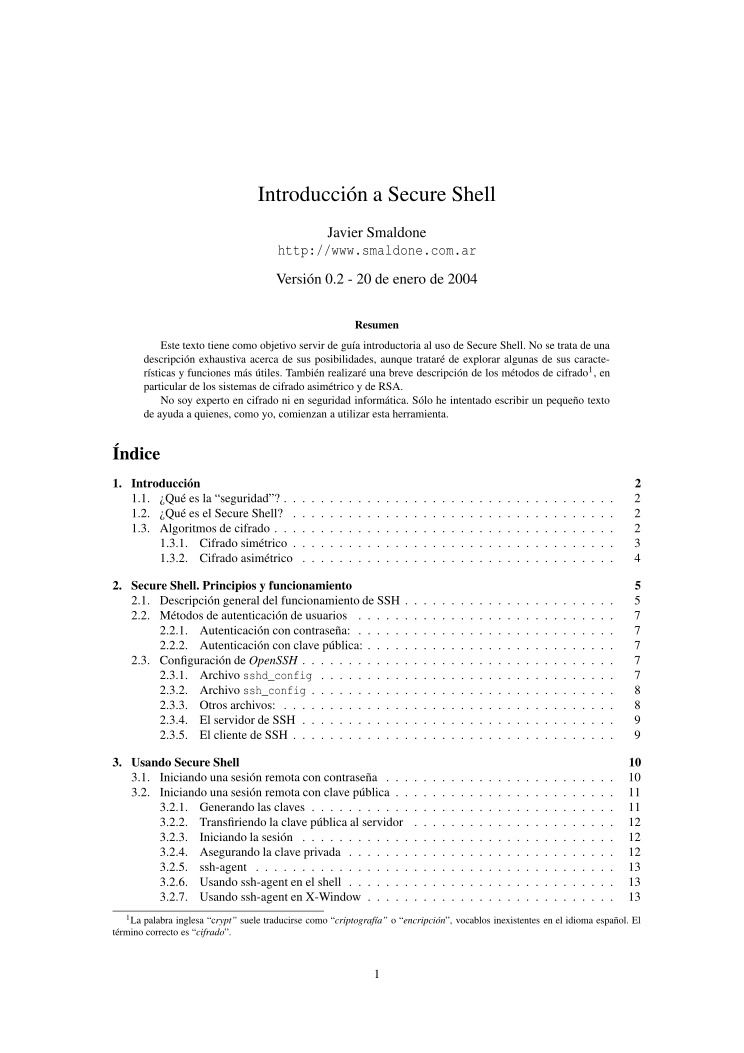 Imágen de pdf introduccion ssh 0.2