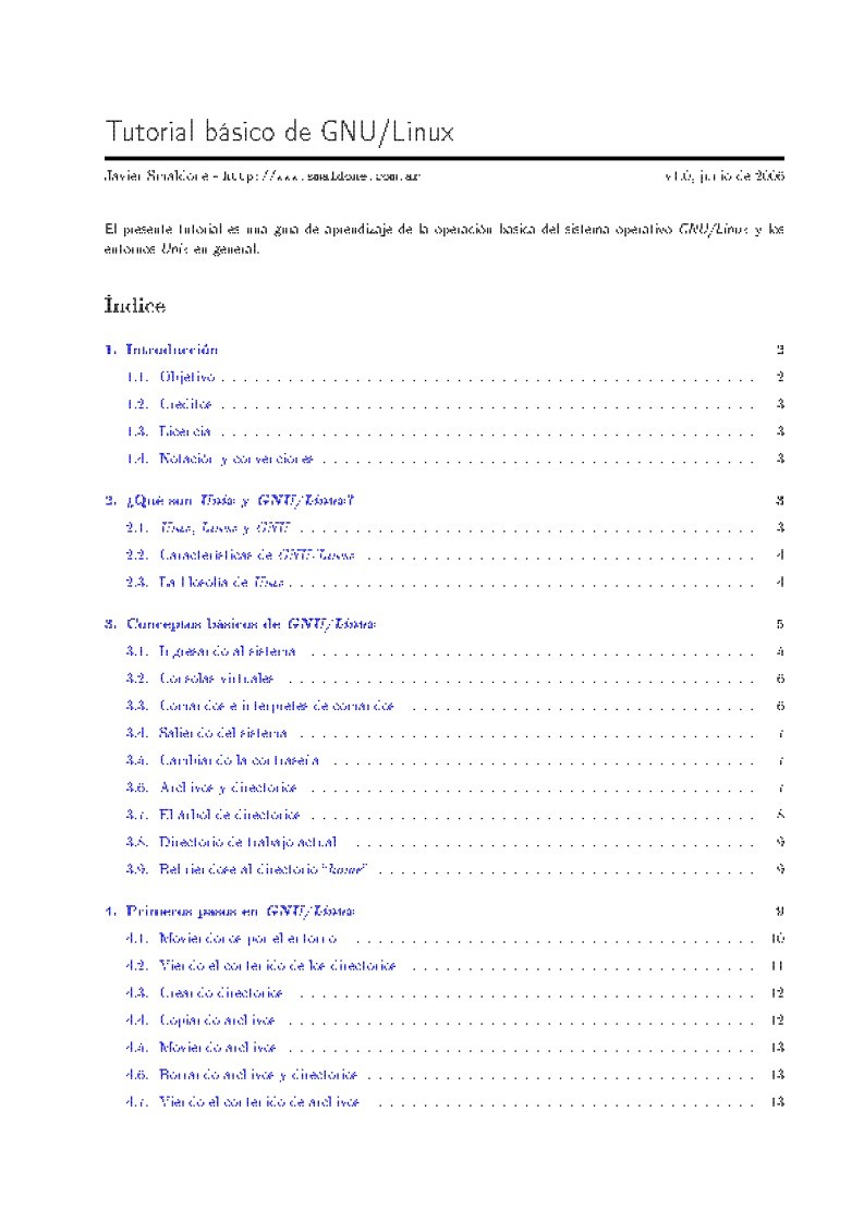 Imágen de pdf Tutorial básico de GNU/Linux