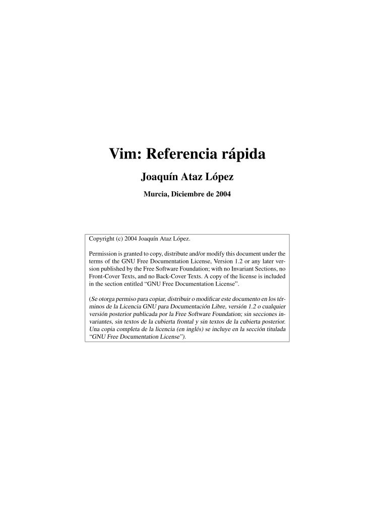 Imágen de pdf Guia Vim