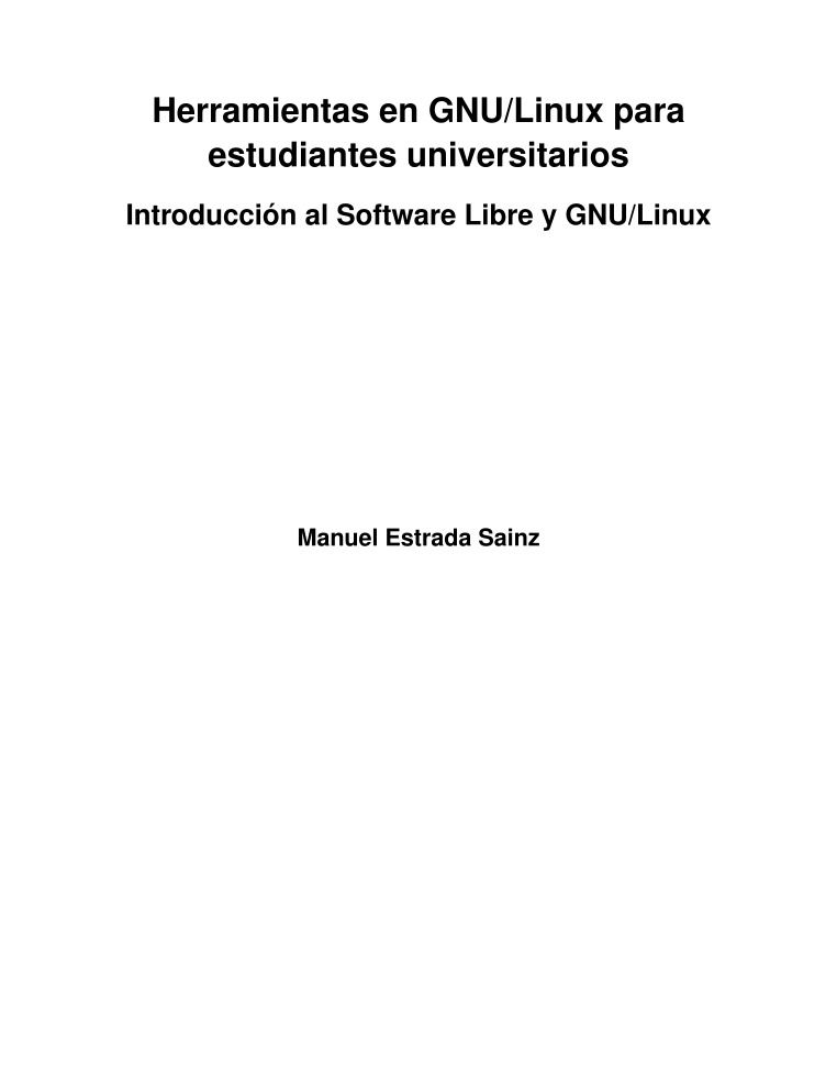 Imágen de pdf Herramientas en GNU/Linux para estudiantes universitarios - Introducción al Software Libre y GNU/Linux