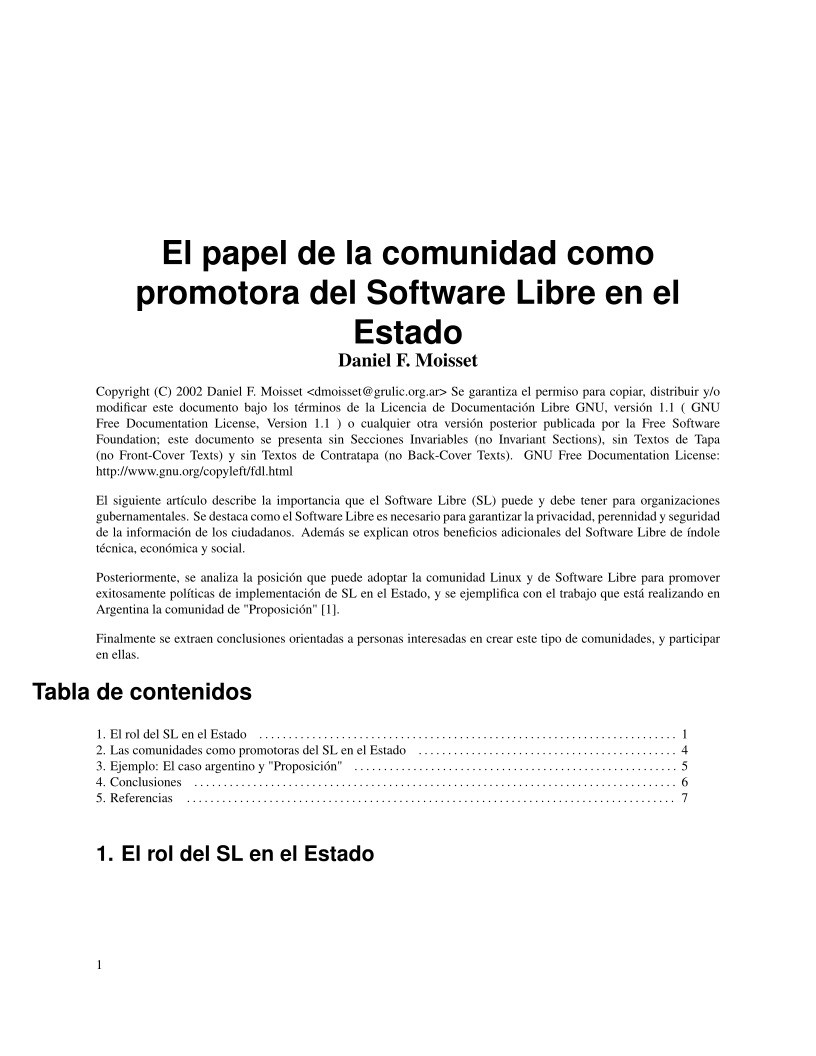 Imágen de pdf El papel de la comunidad como promotora del Software Libre en el Estado