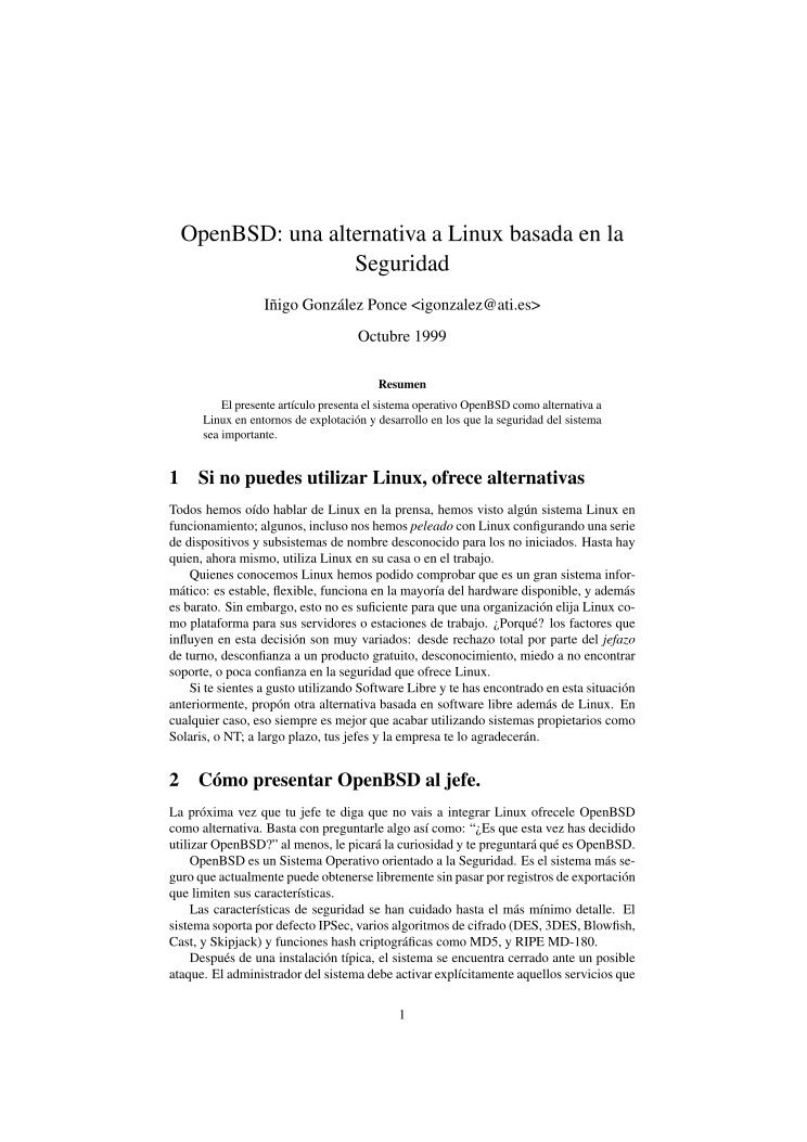 Imágen de pdf OpenBSD: una alternativa a Linux basada en la Seguridad