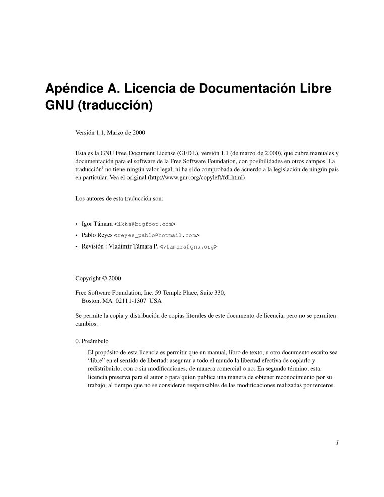 Imágen de pdf Apéndice A. Licencia de Documentación Libre GNU