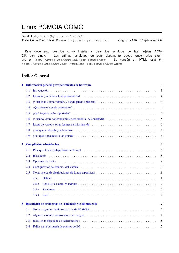 Imágen de pdf Linux PCMCIA COMO