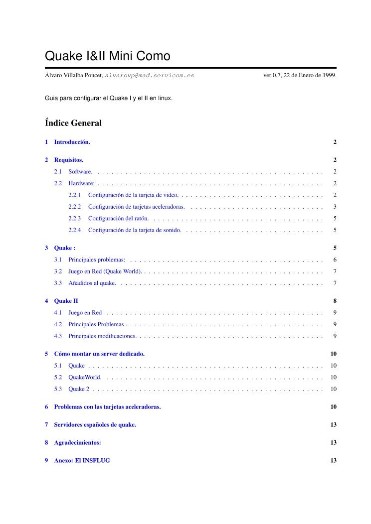 Imágen de pdf Quake I&II Mini Como