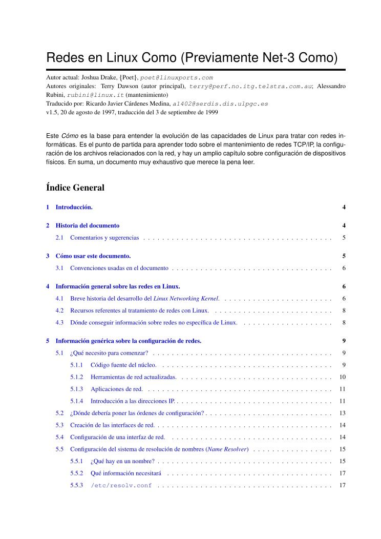 Imágen de pdf Redes En Linux Como
