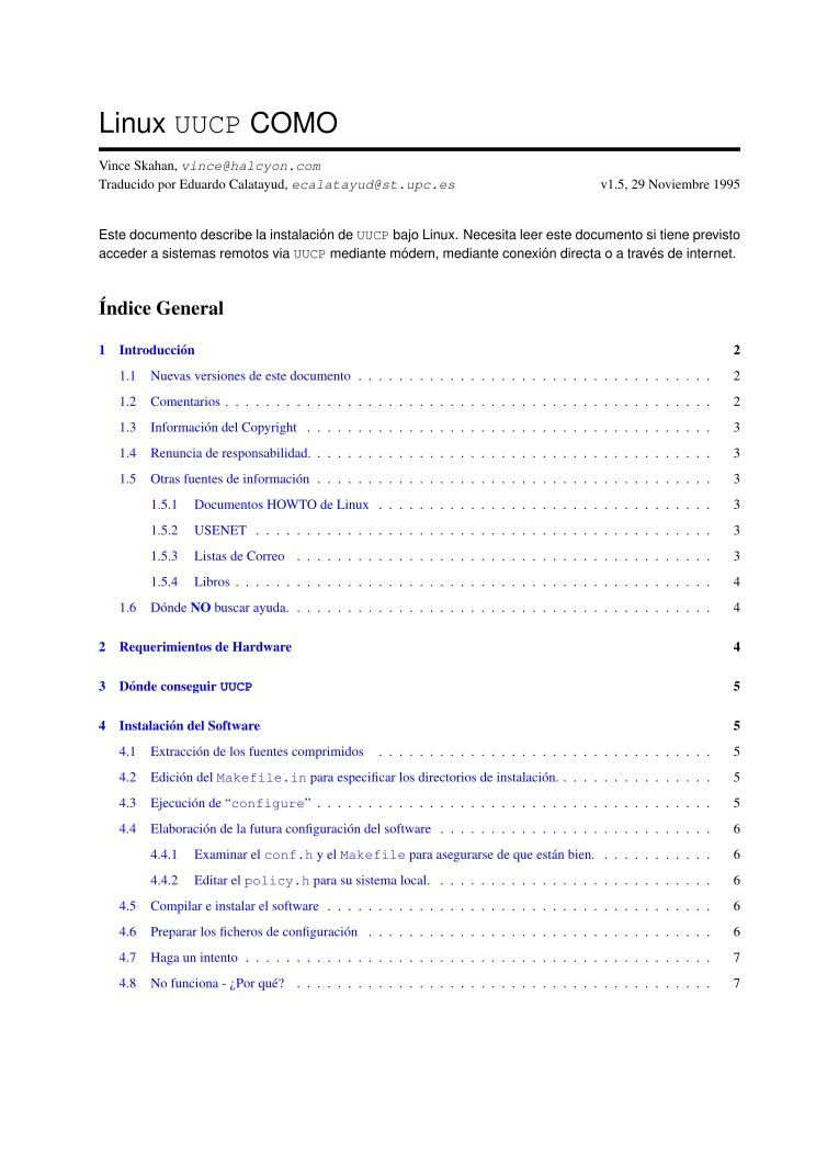 Imágen de pdf Linux UUCP Como
