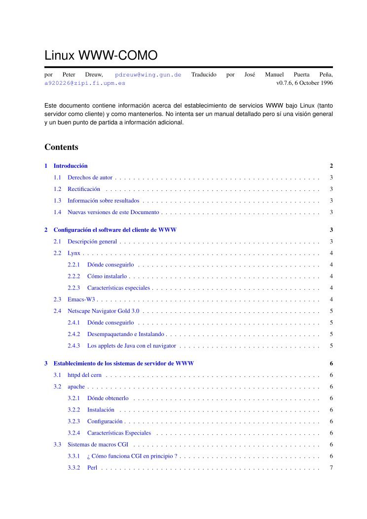Imágen de pdf Linux WWW Como