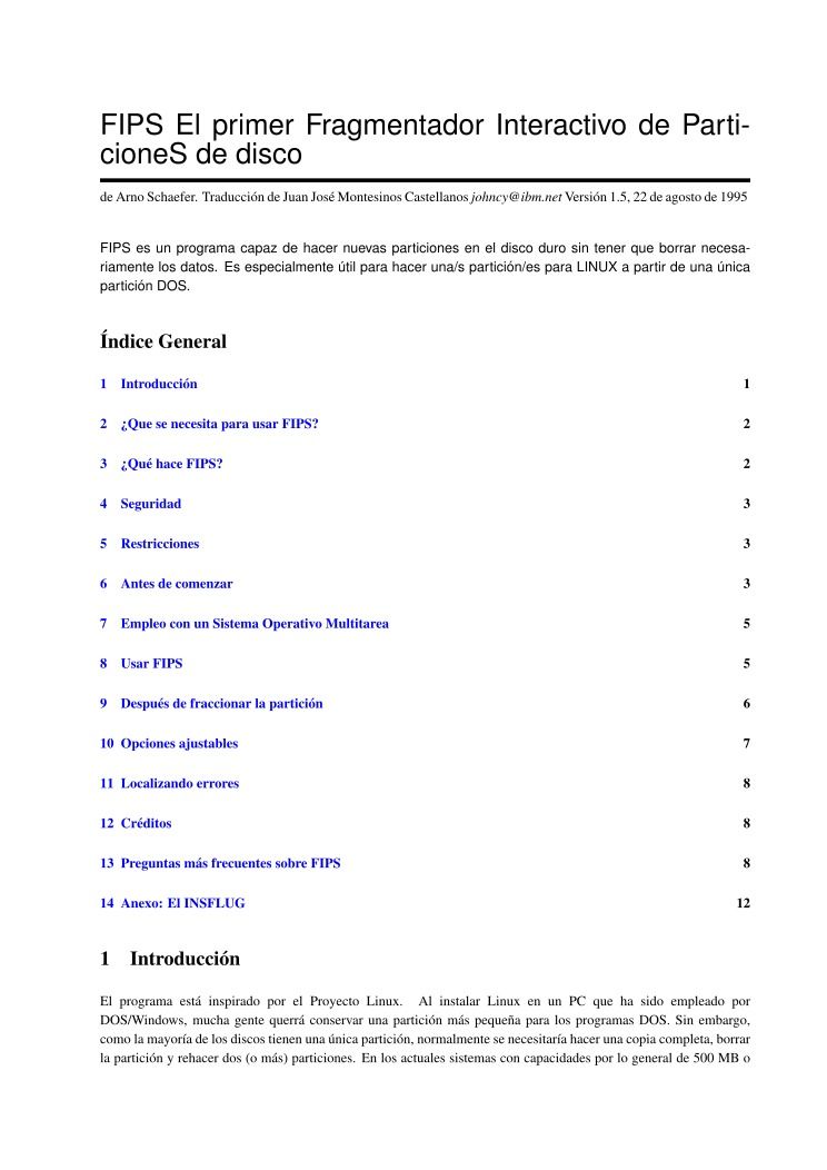 Imágen de pdf FIPS El primer Fragmentador Interactivo de ParticioneS de disco