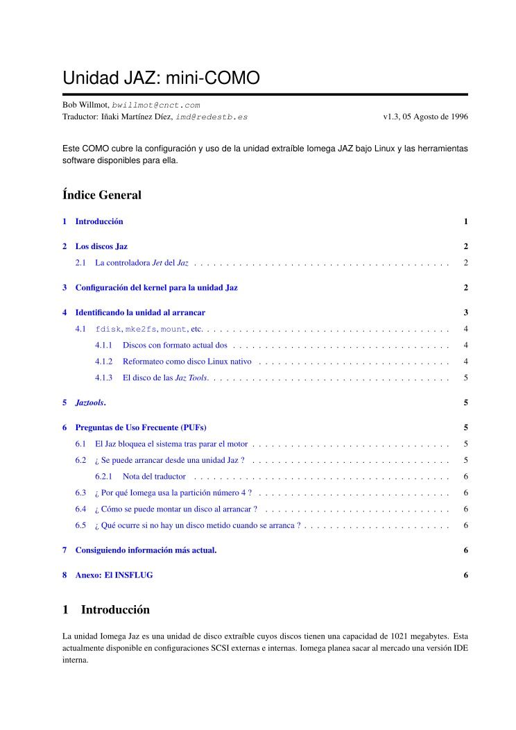 Imágen de pdf Unidad JAZ: mini Como