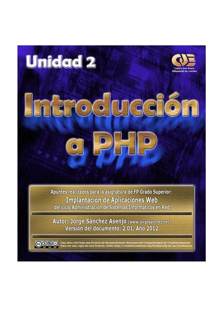 Imágen de pdf Introducción a PHP