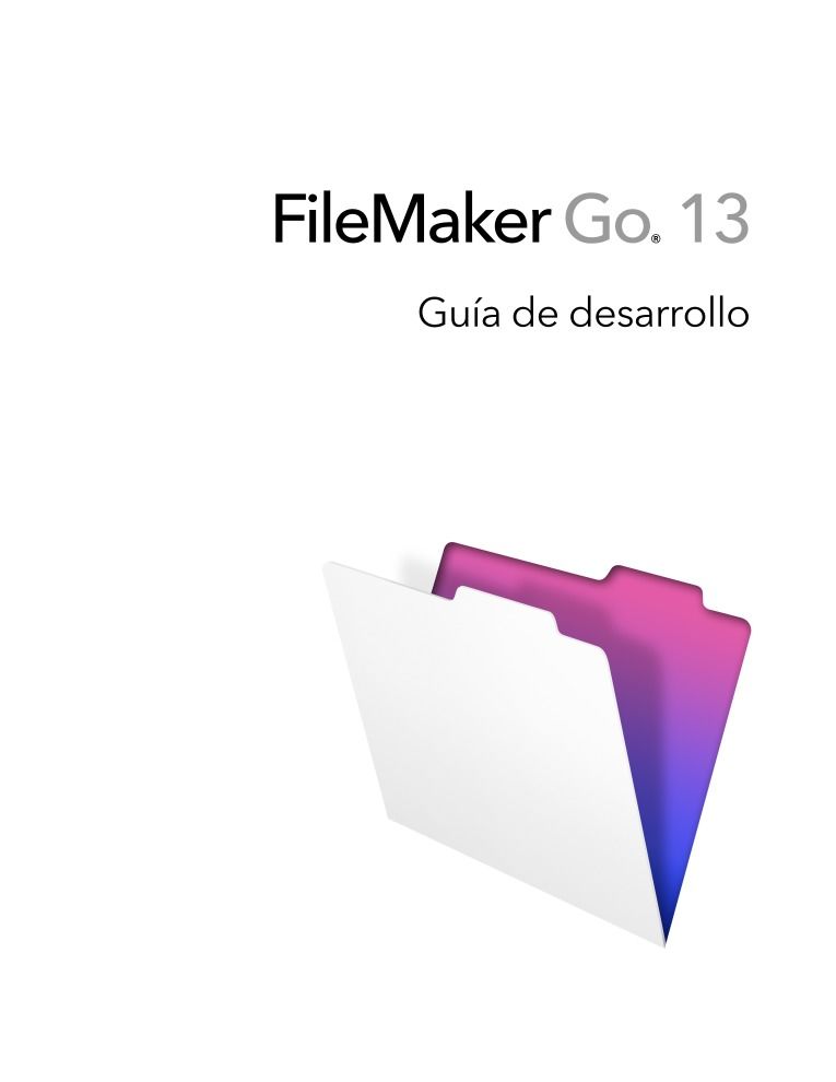 Imágen de pdf FileMaker Go 13 Guía de desarrollo
