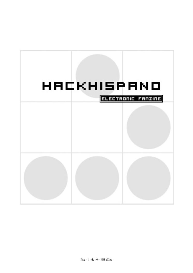 Imágen de pdf HackHispano - eZine N1 BETA2