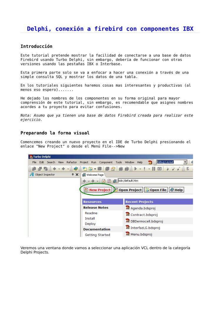 Imágen de pdf Delphi, conexión a firebird con componentes IBX