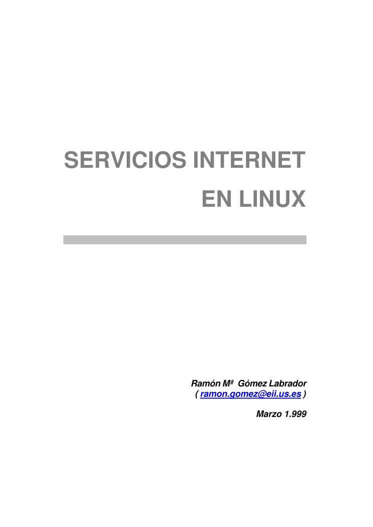 Imágen de pdf SERVICIOS INTERNET EN LINUX