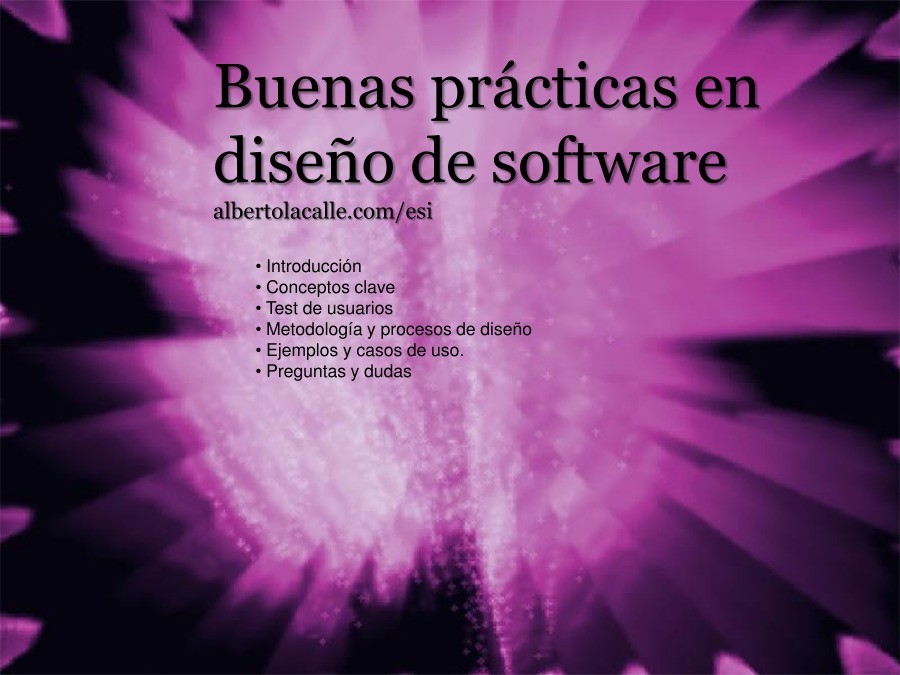 Imágen de pdf Buenas prácticas en diseño de software