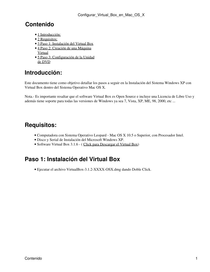 Imágen de pdf Configurar Virtua Box en Mac OS X