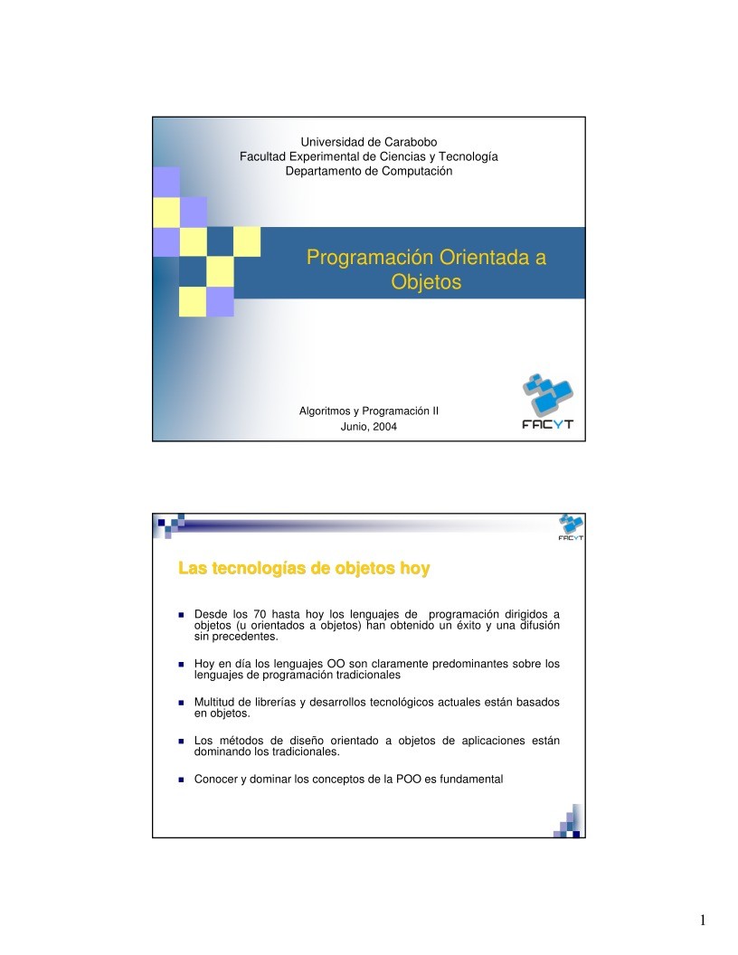 Imágen de pdf Programación Orientada a Objetos