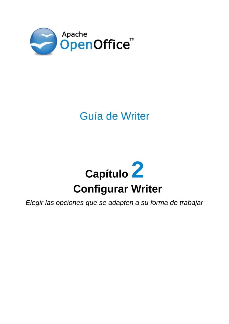 Imágen de pdf Guía de Writer - Capítulo 2 Configurar Writer