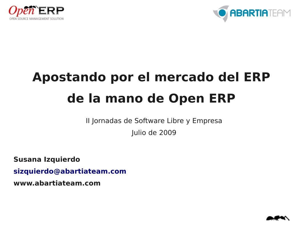 Imágen de pdf Apostando por el mercado del ERP de la mano de Open ERP
