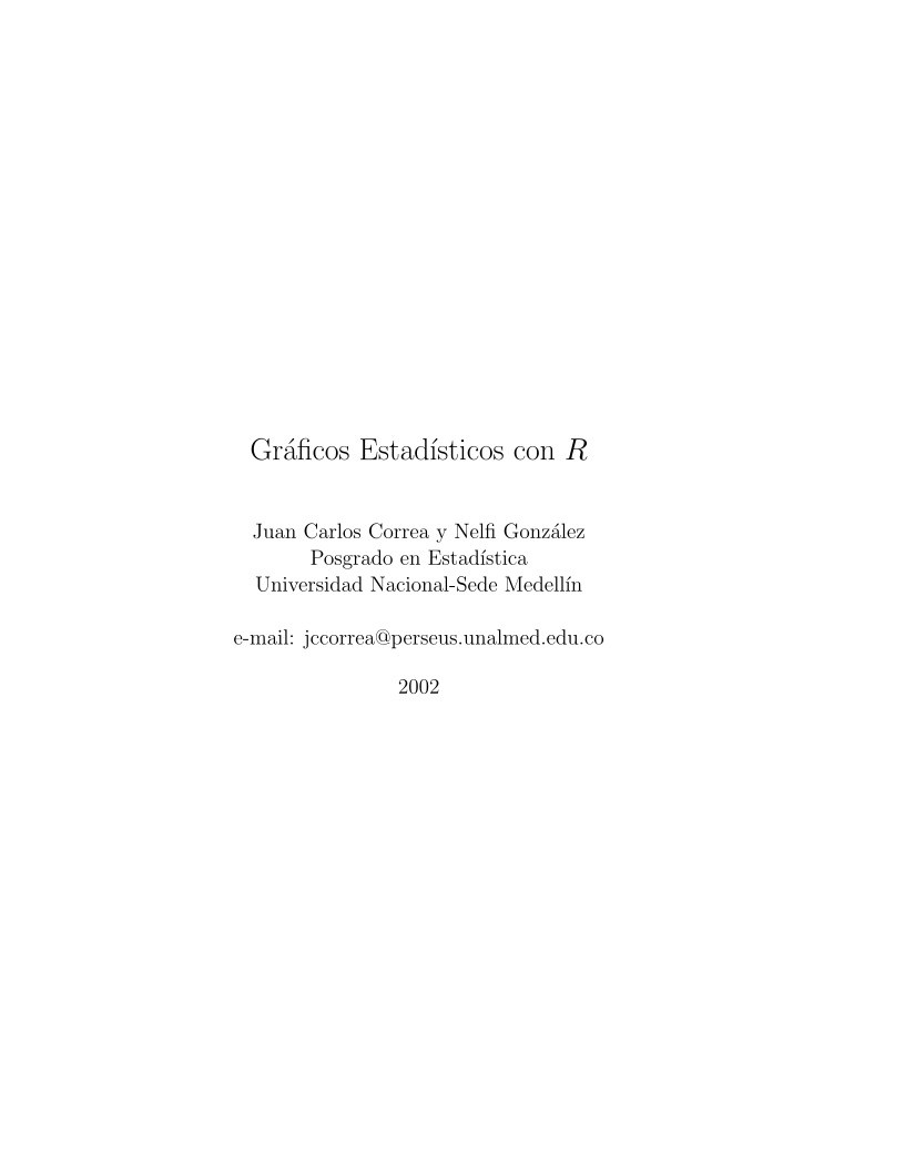 Imágen de pdf Gráficos Estadísticos con R